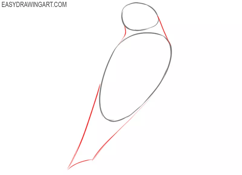 how to draw a falcon easy
