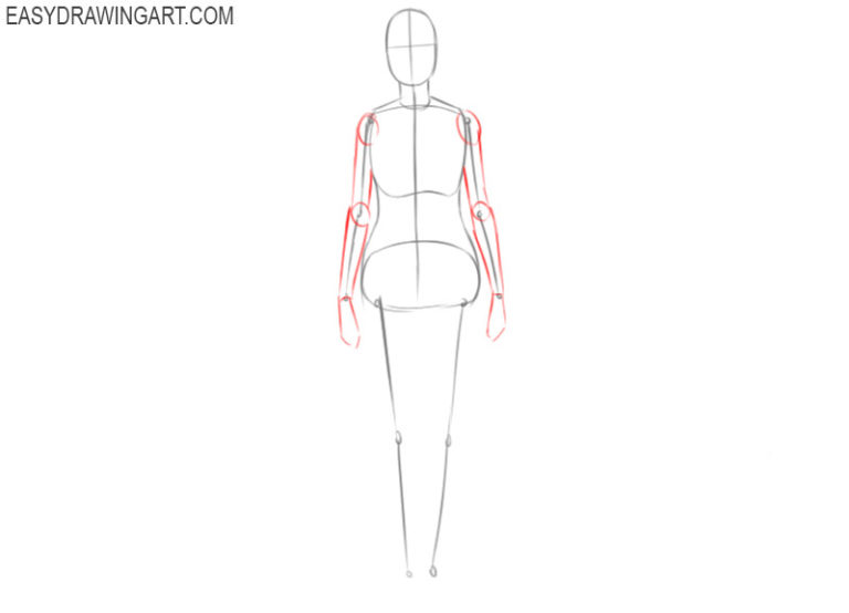 How to Draw a Female Body - Easy Drawing Art