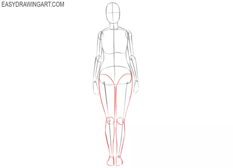 how to draw anime female body proportions