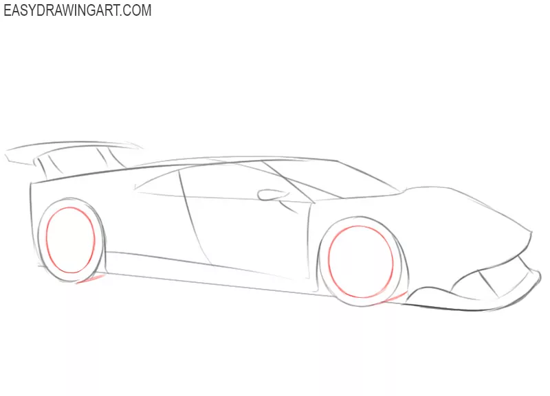 how to draw a ferrari drawings