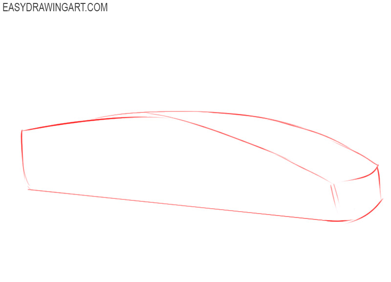 how to draw a ferrari step by step