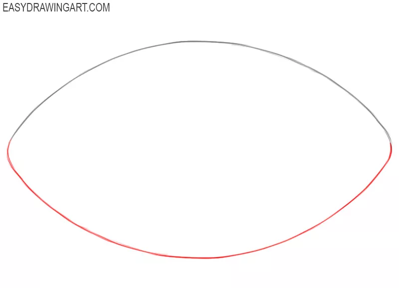 How to draw a football for beginners