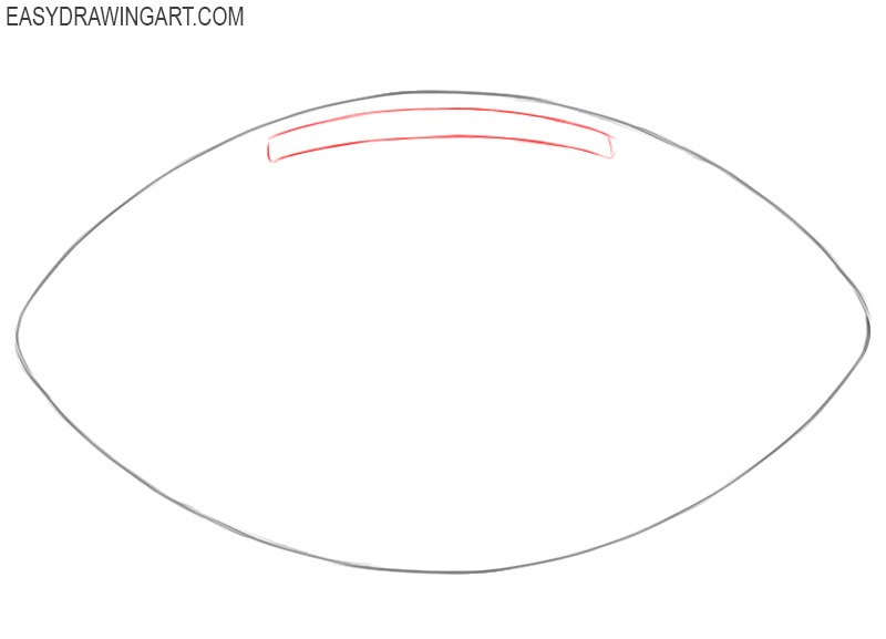 How to draw a football step by step