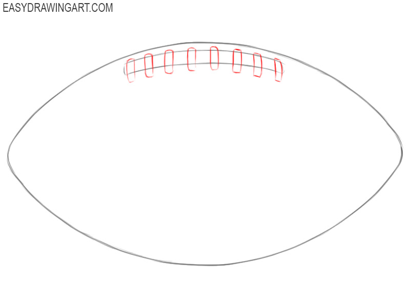 How to draw a football for beginners step by step