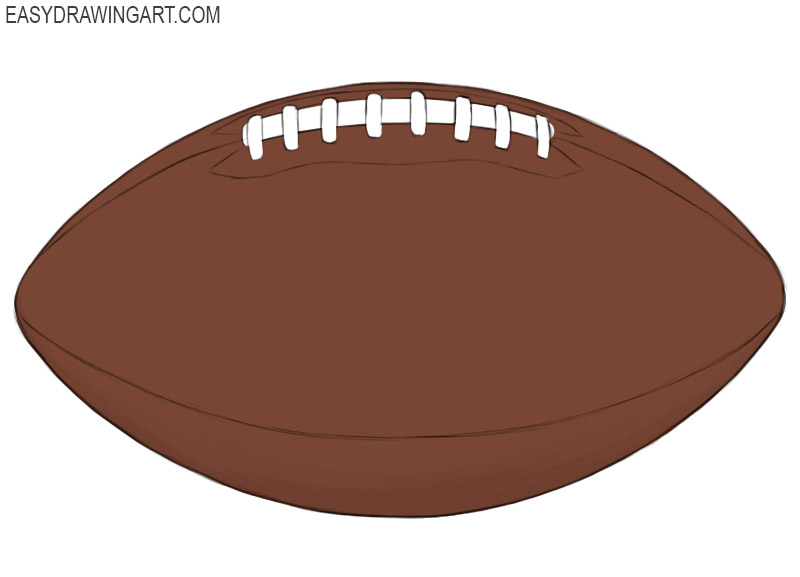 How to draw a football
