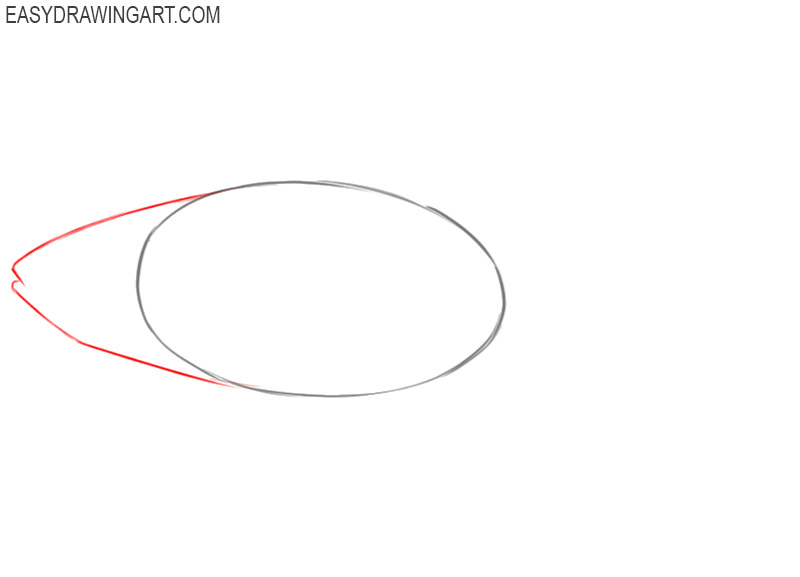 how to draw a goldfish easy step by step 