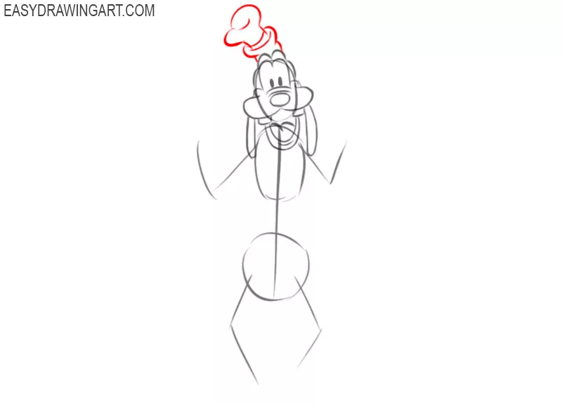 how to draw a goofy picture