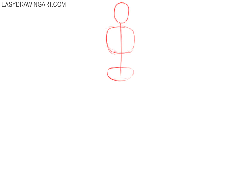 how to draw a knight easy