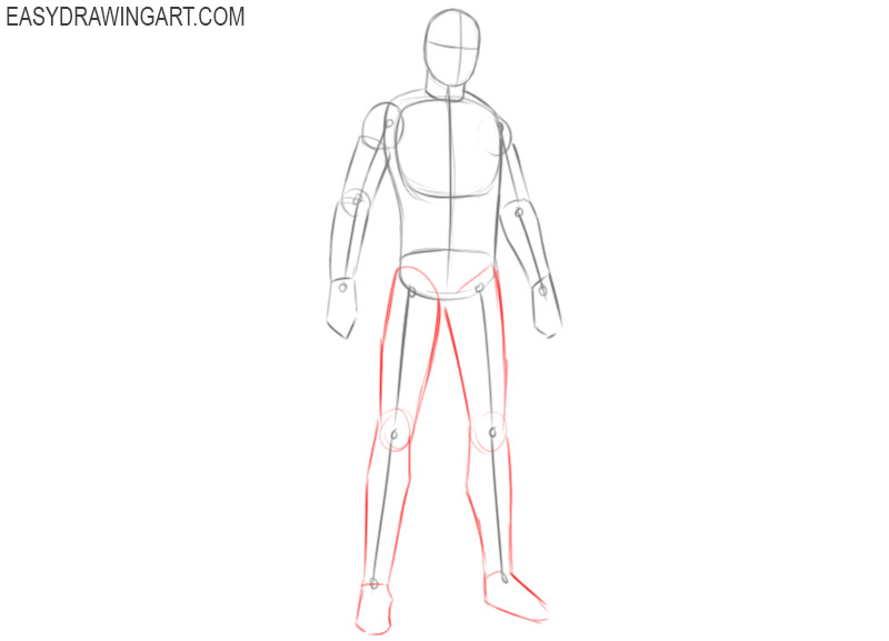 how to draw a basic knight