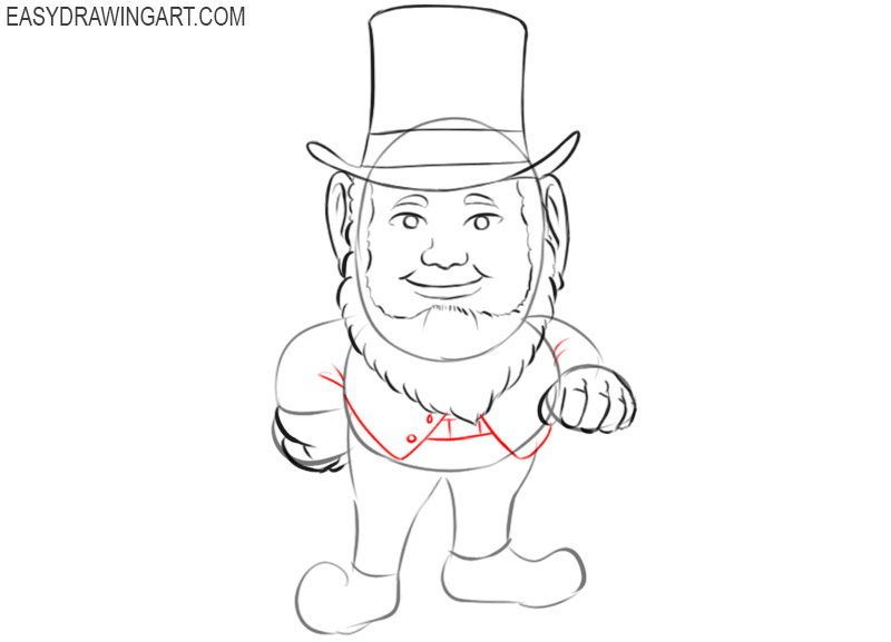 how do you draw a cartoon leprechaun 