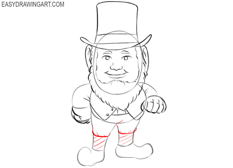 how do you draw a cute leprechaun 