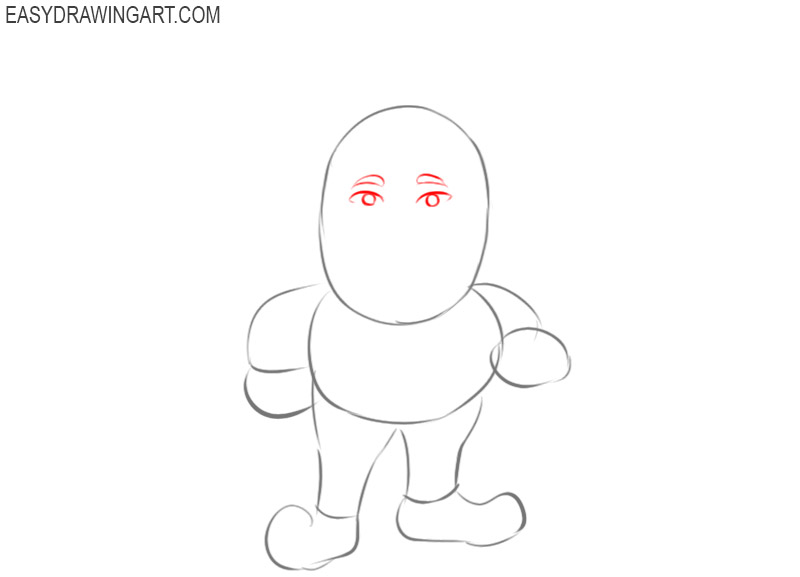 how to draw an easy leprechaun 