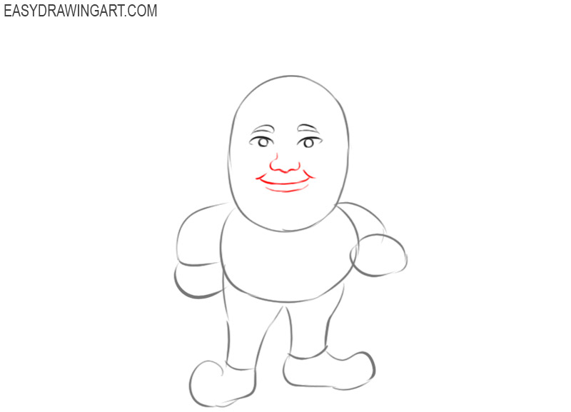 how to draw a cute and easy leprechaun 