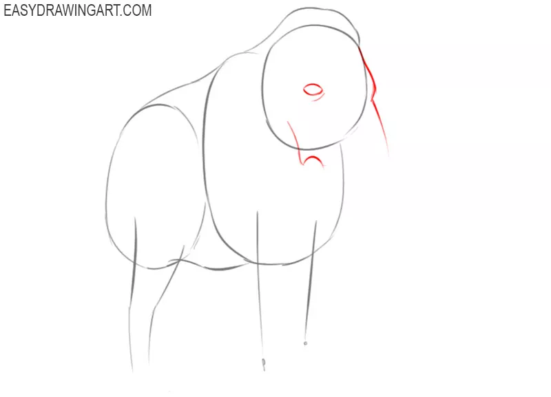 how to draw a mammoth cartoon