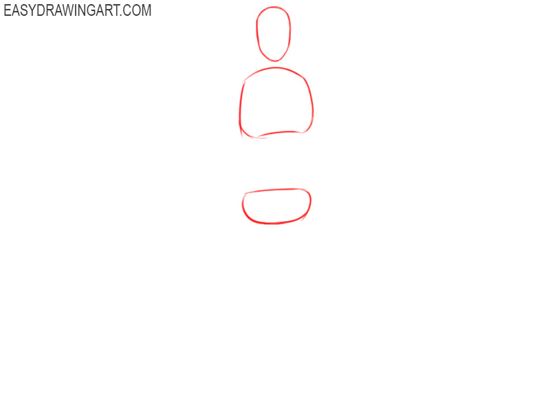 how to draw a man body
