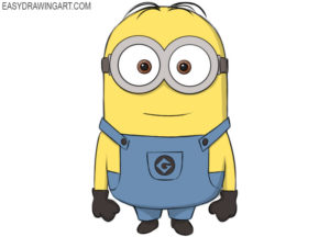 How to draw a minion