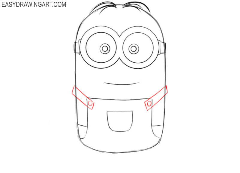 how to draw a minion cute