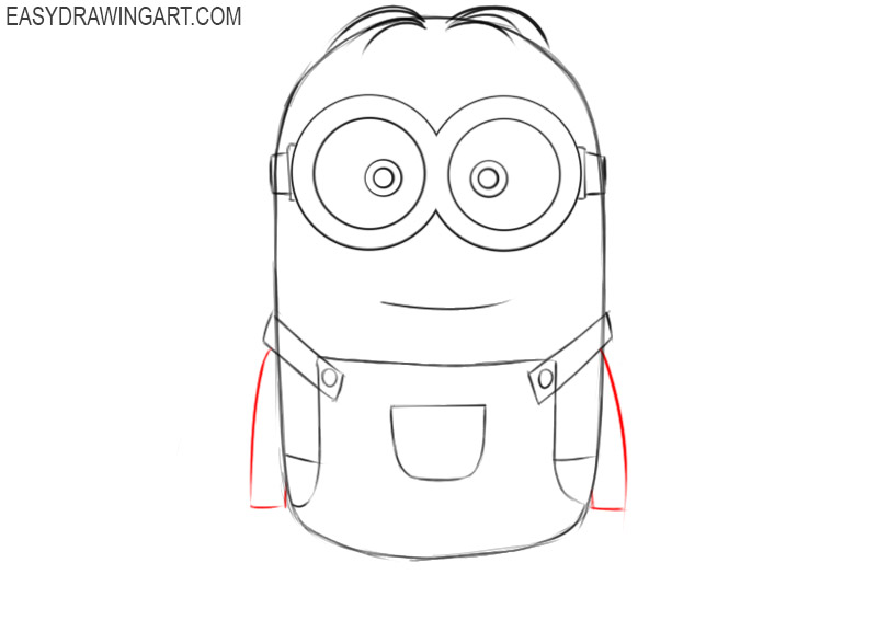 how to draw a minion cartoon