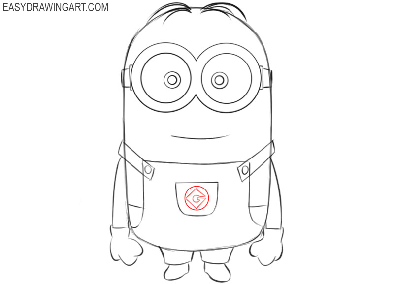 how to draw a minion images
