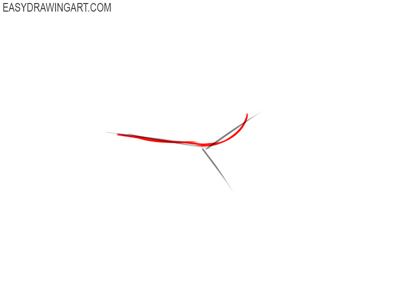 How to draw a mouth from the side