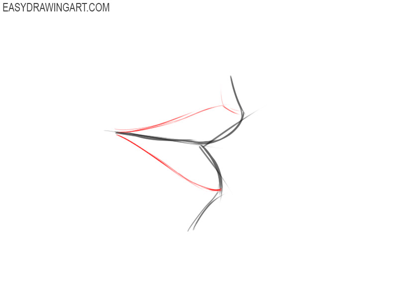 How to sketch a mouth