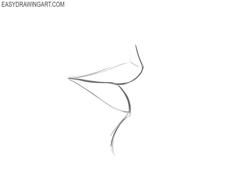 How to draw a mouth easy