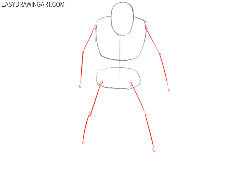 how to draw a mummy easy