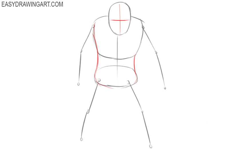 how to draw a mummy step by step easy