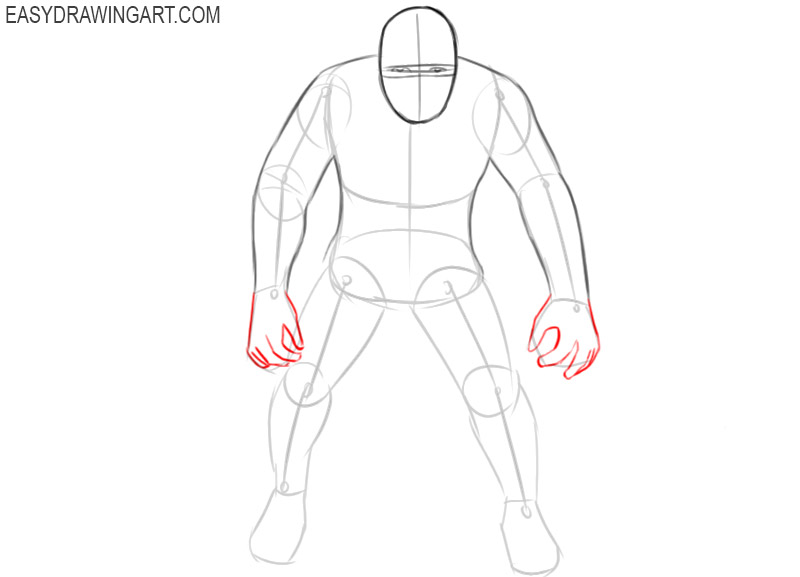 mummy drawing steps