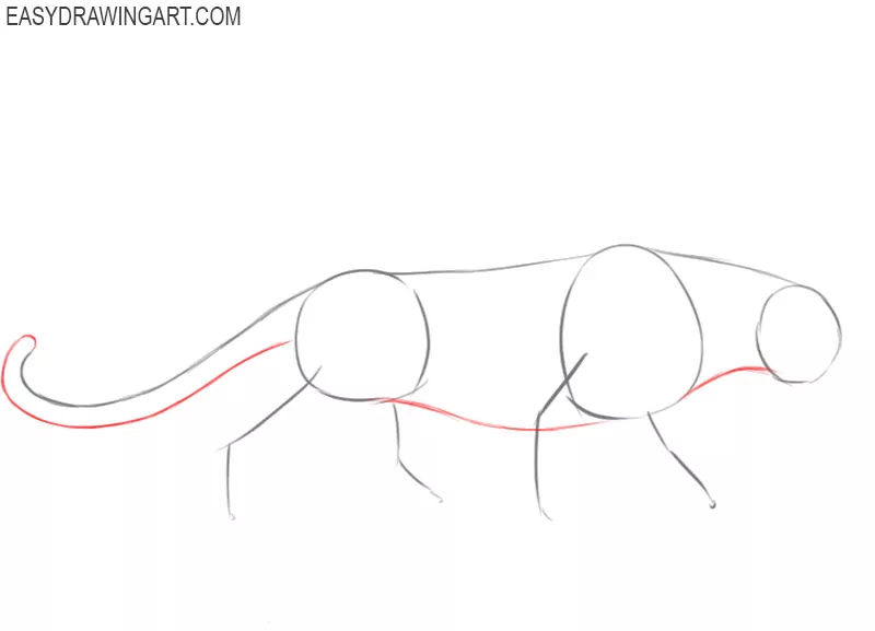 how to draw a panther cute