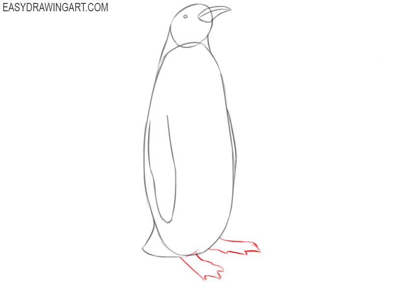 easy to draw cute penguins