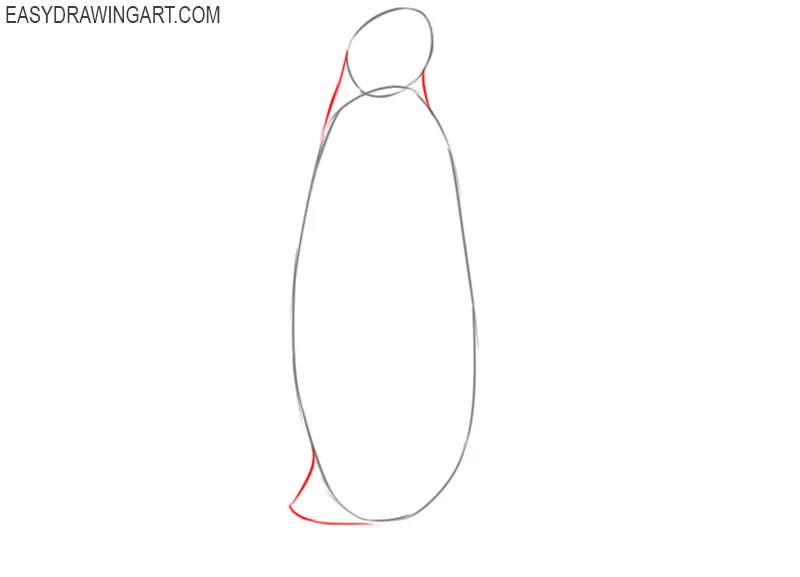 how to draw a penguin for kids