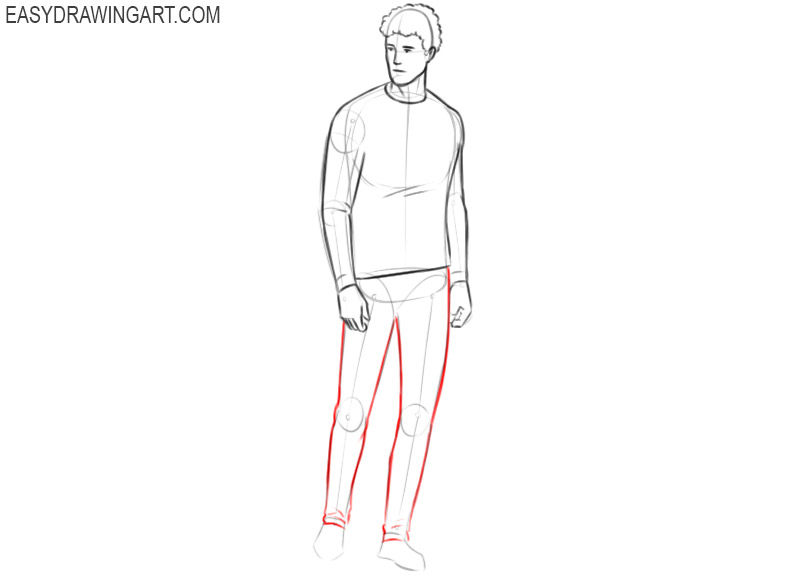 Person easy drawing