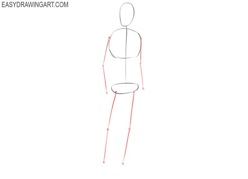 How to draw a human
