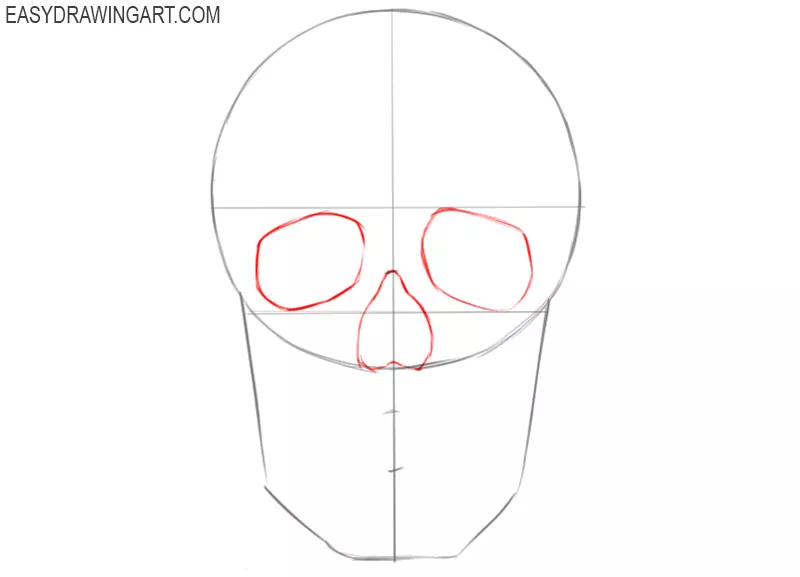  how to draw a skull beginner