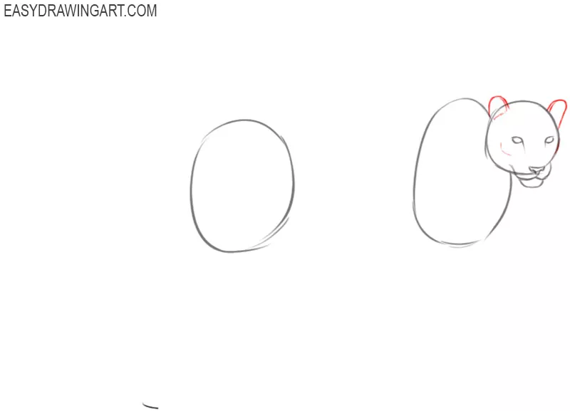 how to draw a snow leopard cartoon