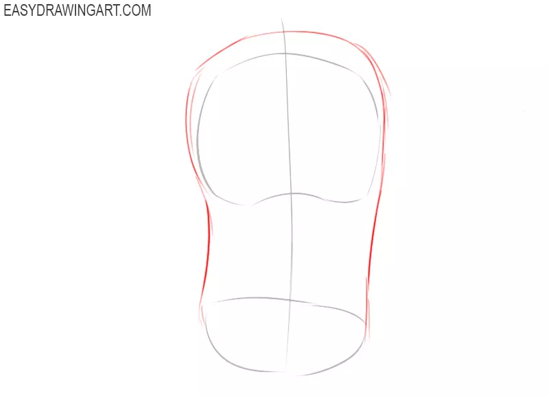 How to draw a human torso
