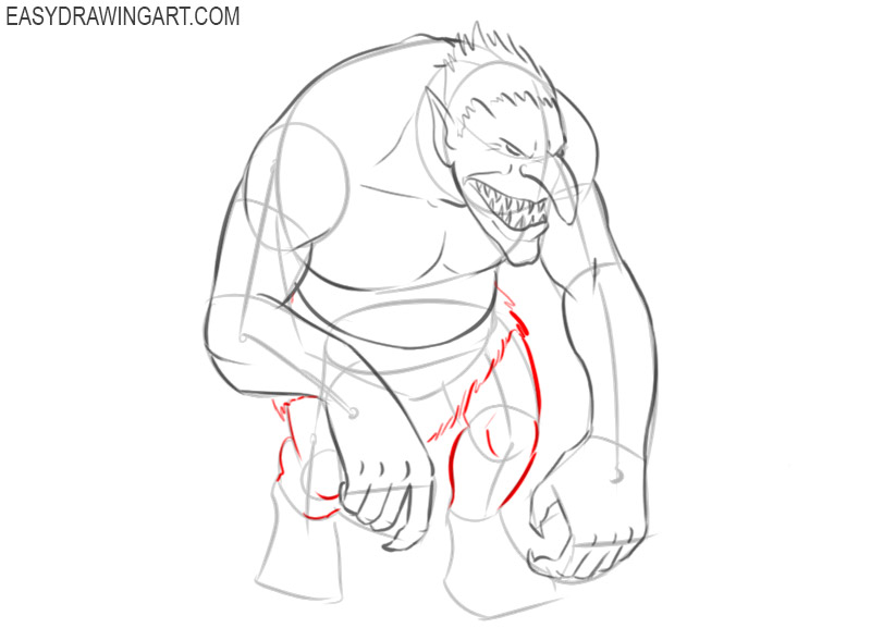 troll cartoon drawing