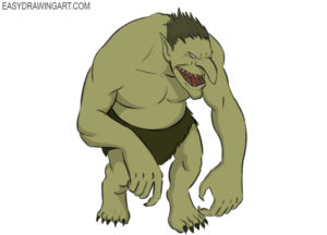 How to draw a troll