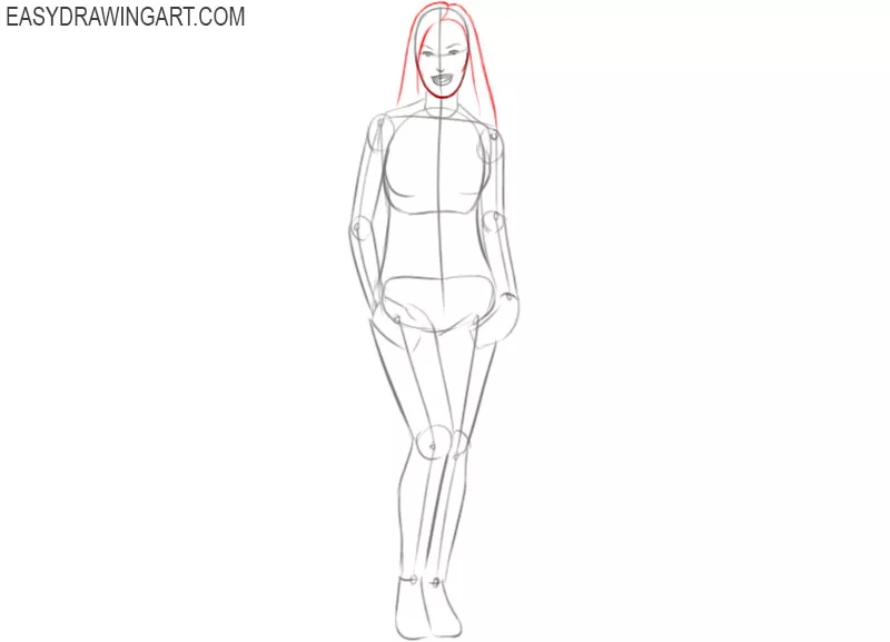 how to draw a woman for beginners