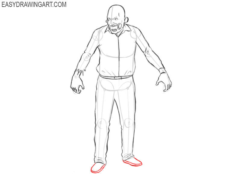 zombie drawing cartoon