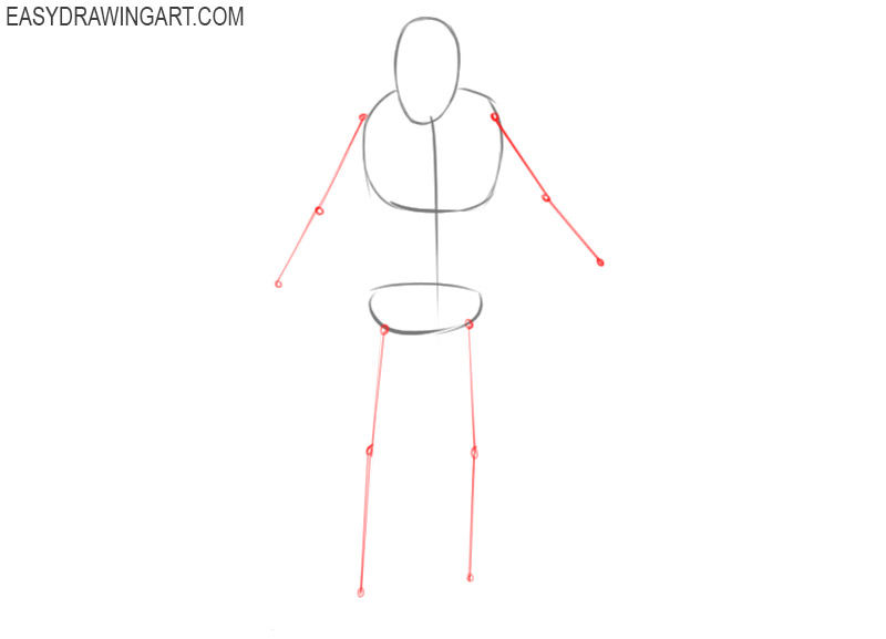 how to draw a zombie step by step