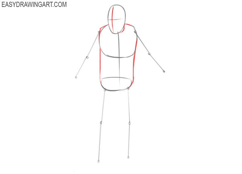 how to draw a basic zombie