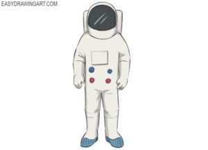 How to draw an astronaut