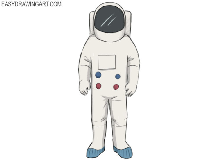 How to draw an astronaut