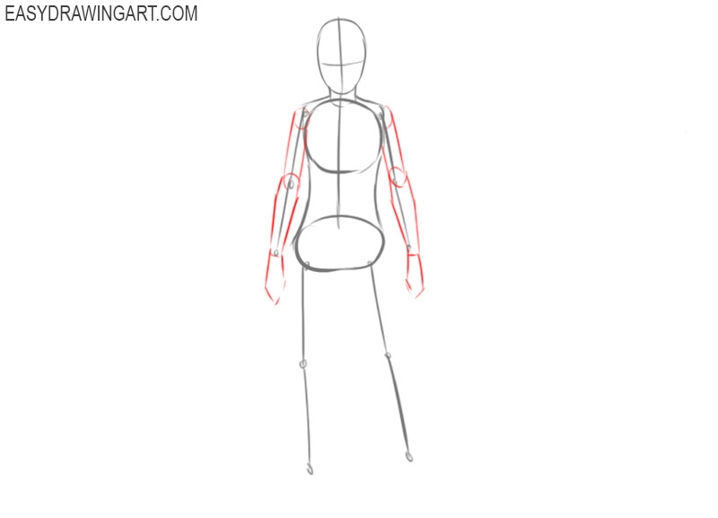 how to draw an elf body