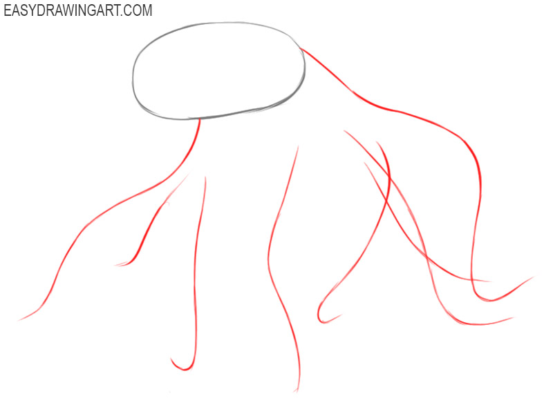 how to draw an octopus for kids 