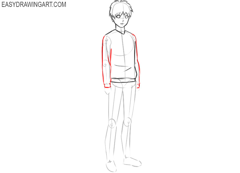 Anime body drawing