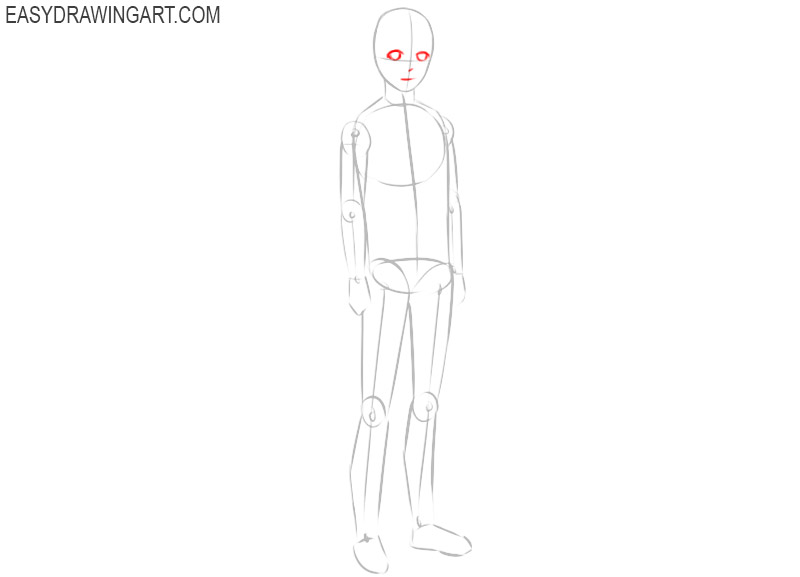 How to draw an anime boy