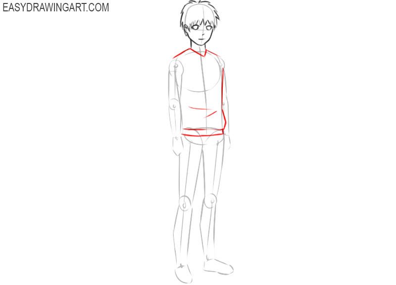 How to draw anime step by step